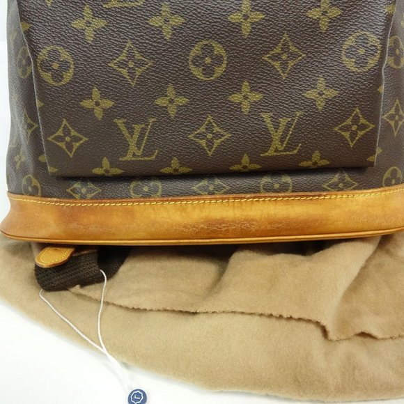 AUTH LOUIS VUITTON Monogram Leather Montsouris GM Backpack Handbag Shoulder Bag - Picture 13 of 14